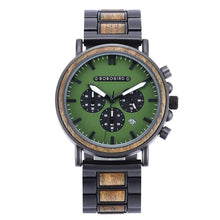 Montres Quartz militaire en bois pour hommes - Enjouet