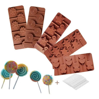 Moule Silicone Sucettes Chocolat - Enjouet