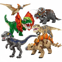 Nanoblock dinosaures jouet dassemblage avec figurines colorées en blocs pour aux enfants et déguisement carnaval