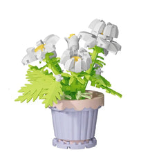 Nanoblock mini bouquet de marguerites blanches en briques plastiques avec pot lavande à bords festonnés magasins de jouets