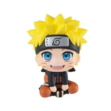 Figurine naruto chibi de 9 cm avec cheveux jaunes, yeux bleus et bandeau noir konoha argent au choix