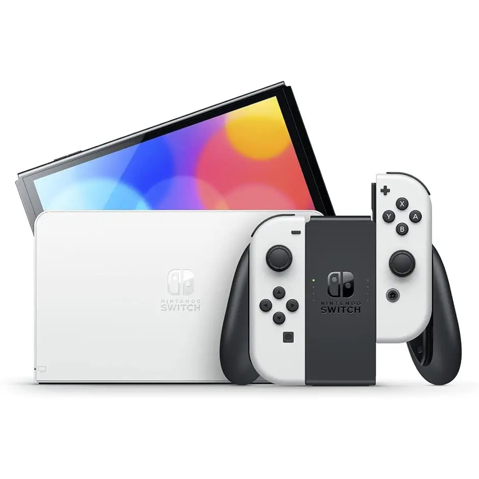 Nintendo Switch OLED Blanche Noire