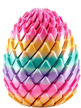 Fidget œuf de dragon anti-stress en forme dœuf texturé multicolore avec surface plastique brillante conçu pour magasins de jouets