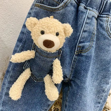 Pantalon en jean épais et chaud Nounours Unisexe - Enjouet