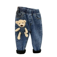 Pantalon en jean épais et chaud Nounours Unisexe - Enjouet