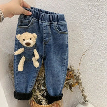 Pantalon en jean épais et chaud Nounours Unisexe - Enjouet