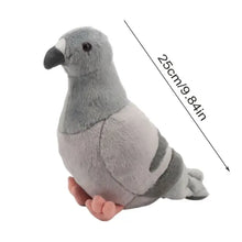 Peluche Pigeon Mignon Gris Bleu - Enjouet