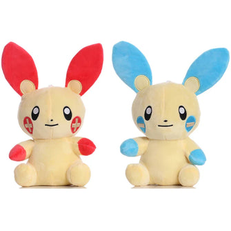 Peluche Pokemon Posipi et Minun - Enjouet