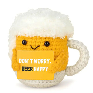 Positive Beer Glass Plush Toy