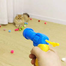Pistolet lanceur de boule en peluche pour chat - Enjouet
