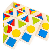 Planche de formes géométriques Montessori - Enjouet
