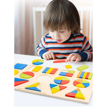 Planche de formes géométriques Montessori - Enjouet