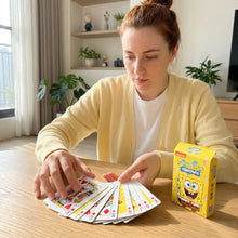 Cartes poker anime japon spongebob jaune avec boîte assortie 54 pièces pour jeux de poker anime