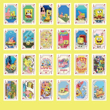 Un jeu de cartes poker anime japon 54 pièces avec illustrations colorées de spongebob squarepants
