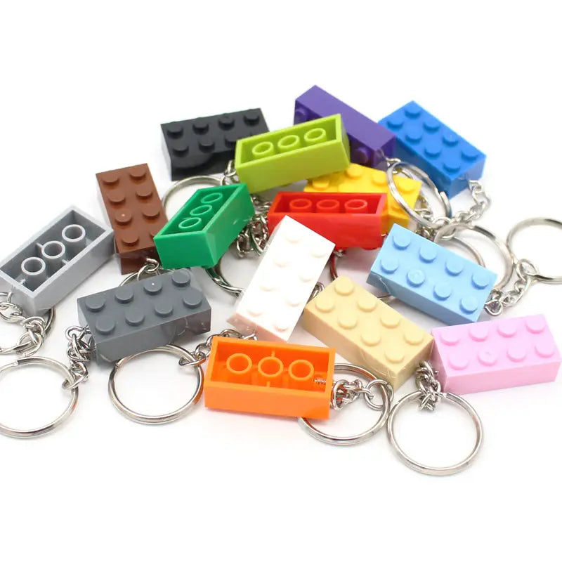Customizable and colorful LEGO brick keychain– Enjouet