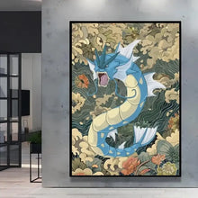 Poster Peinture Pokemon Nature - Enjouet