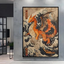 Poster Peinture Pokemon Nature - Enjouet