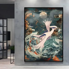 Poster Peinture Pokemon Nature - Enjouet