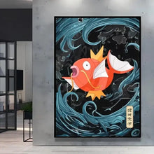 Poster Peinture Pokemon Nature - Enjouet