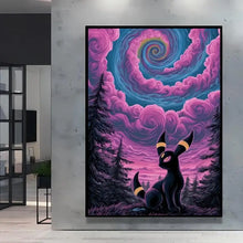 Poster Pikachu Snorlax Van Gogh - Enjouet