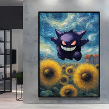 Poster Pikachu Snorlax Van Gogh - Enjouet