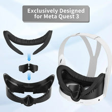 Protection faciale lavable Cuir Meta Quest 3 - Enjouet