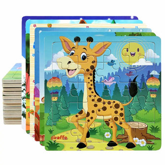Puzzle 20 pièces en bois pour enfants - Enjouet