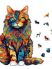 Puzzle en bois Animal Chat - Enjouet