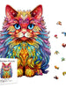 Puzzle en bois Animal Chat Persan - Enjouet