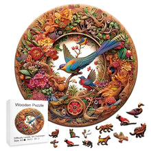 Puzzle en bois Animal Oiseau Circulaire - Enjouet