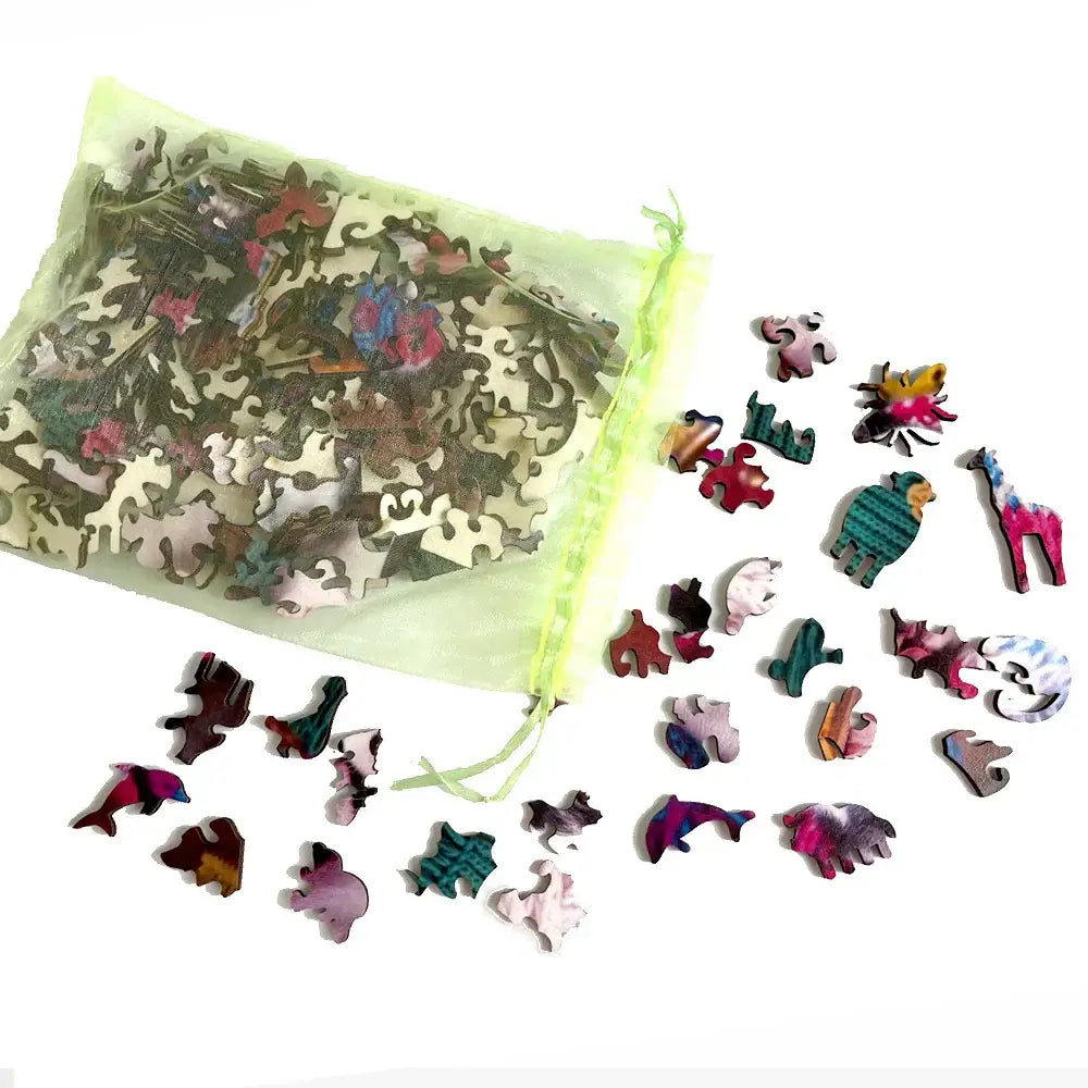 Puzzle en bois Animal Perroquet