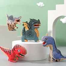 Puzzle en papier 3D dinosaure Montessori - Enjouet