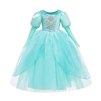 Robe de bal Enfant Princesse Ariel Bleue - Enjouet