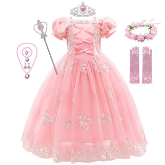 Robe de Princesse Rose Aurora - Enjouet