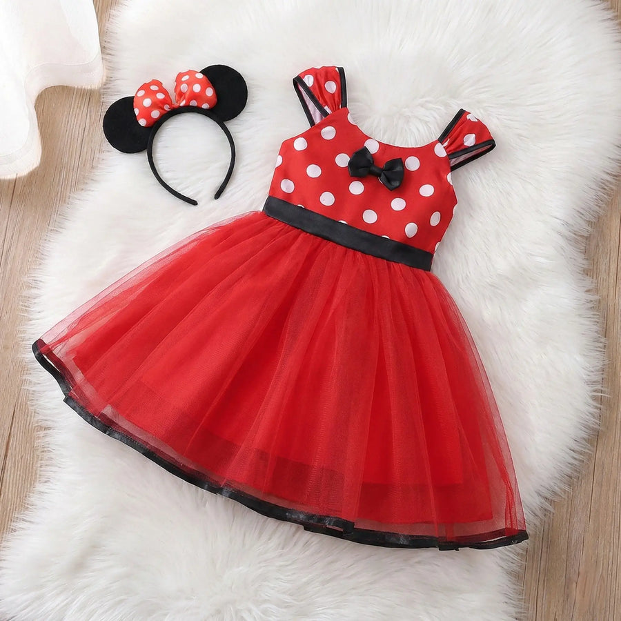 1st birthday minnie mouse dress Vestido Disney Vestido Infantil Minnie Vermelho Branco Aniversário Imperio Kids pink minnie mouse dress