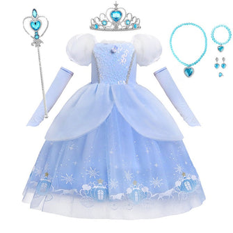 Robe princesse Accessoires Cendrillon - Enjouet