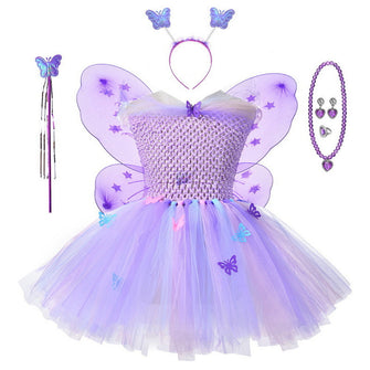 Robe Tutu Princesse Papillon violet - Enjouet