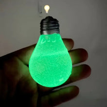 Ampoules lumineuses squishy vertes translucides avec base métallique idéales pour magasins de jouets et déguisement carnaval