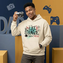 Beige sweatshirt à capuche life is strange avec motif coloré my life is strange skull lapin et manette de jeu