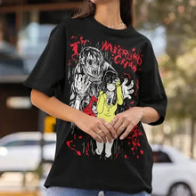 T-shirt Anime Horreur Mieruko Chan - Enjouet