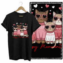 T-Shirt Coton Famille Chats - Enjouet