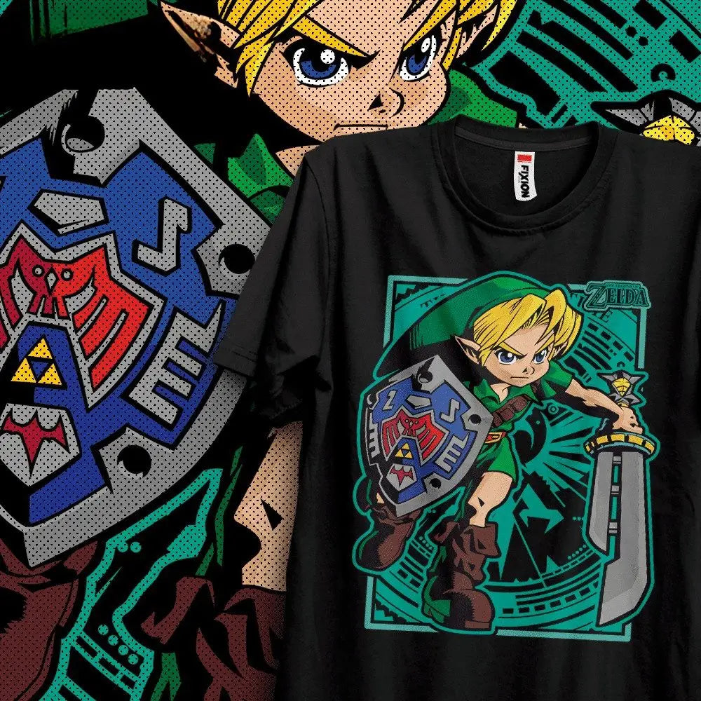 T-shirt Coton Jeune Link Zelda
