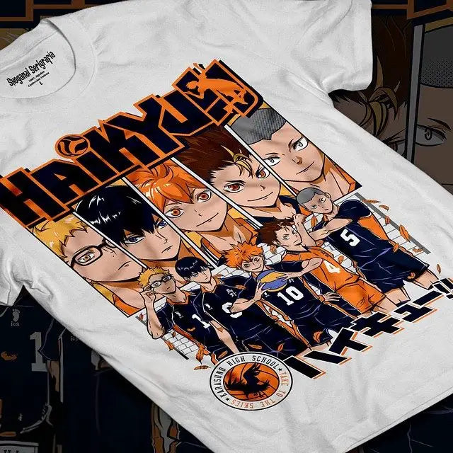T-shirt Coton Karasuno Haikyuu - Enjouet