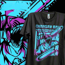 T-shirt Noir Anime Chainsawman - Enjouet
