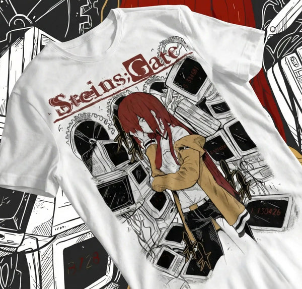 Steins;Gate Loot crate Tシャツ Steins Gate Kurisu Makise Anime Shirt– Enjouet