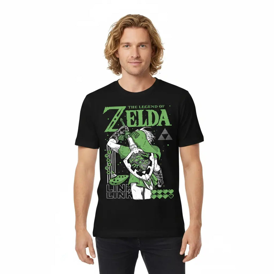 Black T-shirt Legend of Zelda Link To The Past– Enjouet