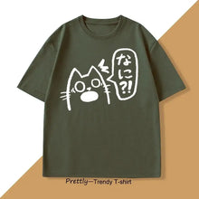 T-shirt Unisexe Anime Cat Drink - Enjouet