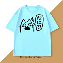 T-shirt Unisexe Anime Cat Drink - Enjouet