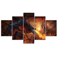 Tableau Mural 5 Pieces Wing Of Death - Enjouet