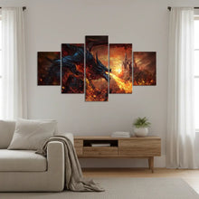 Tableau Mural 5 Pieces Wing Of Death - Enjouet